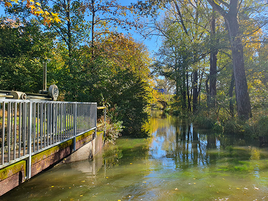 Gewässerkreuzung Dachau-Schleißheimer Kanal - Schwebelbach